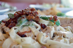 The Carbonara is a guest favorite.